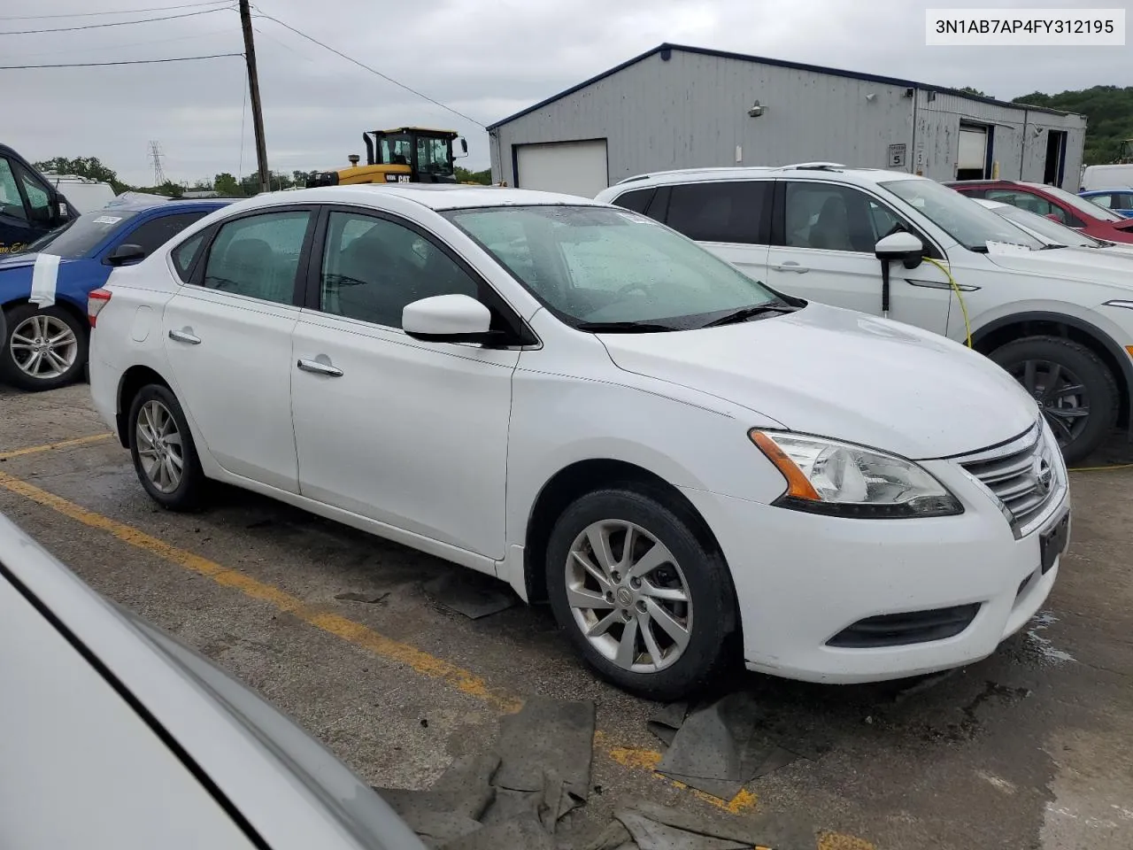 2015 Nissan Sentra S VIN: 3N1AB7AP4FY312195 Lot: 65607424