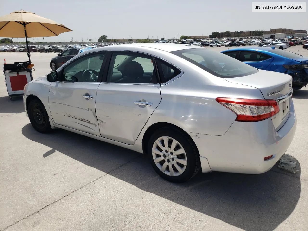 3N1AB7AP3FY269680 2015 Nissan Sentra S