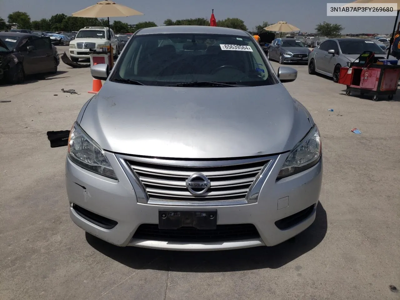 3N1AB7AP3FY269680 2015 Nissan Sentra S