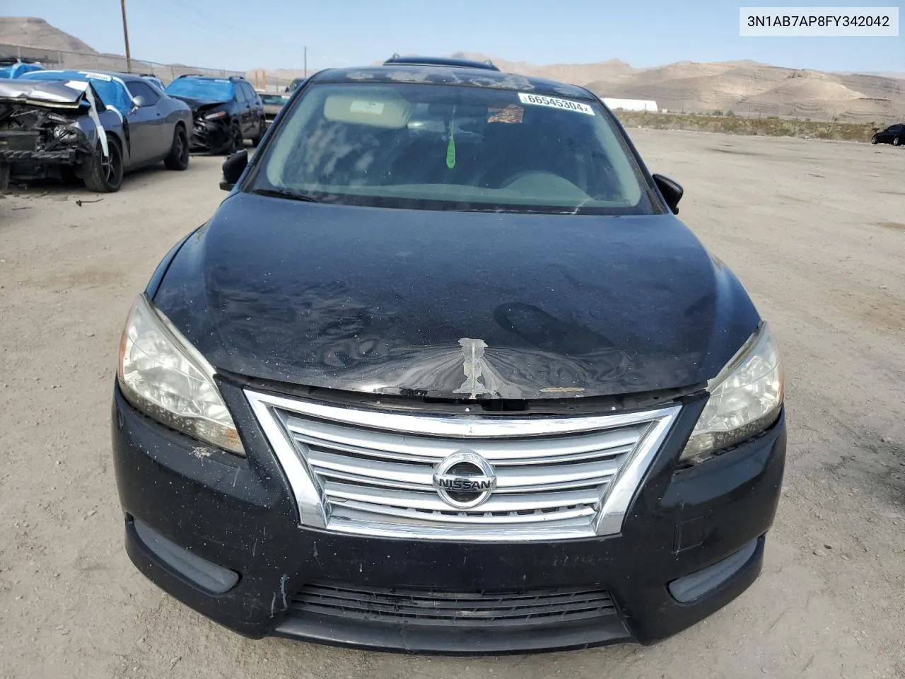 2015 Nissan Sentra S VIN: 3N1AB7AP8FY342042 Lot: 66545304