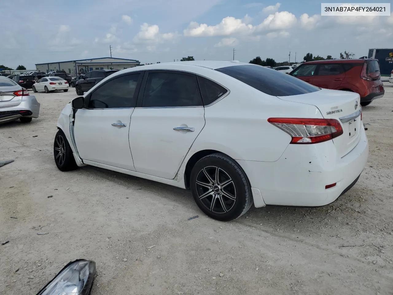 2015 Nissan Sentra S VIN: 3N1AB7AP4FY264021 Lot: 66757114