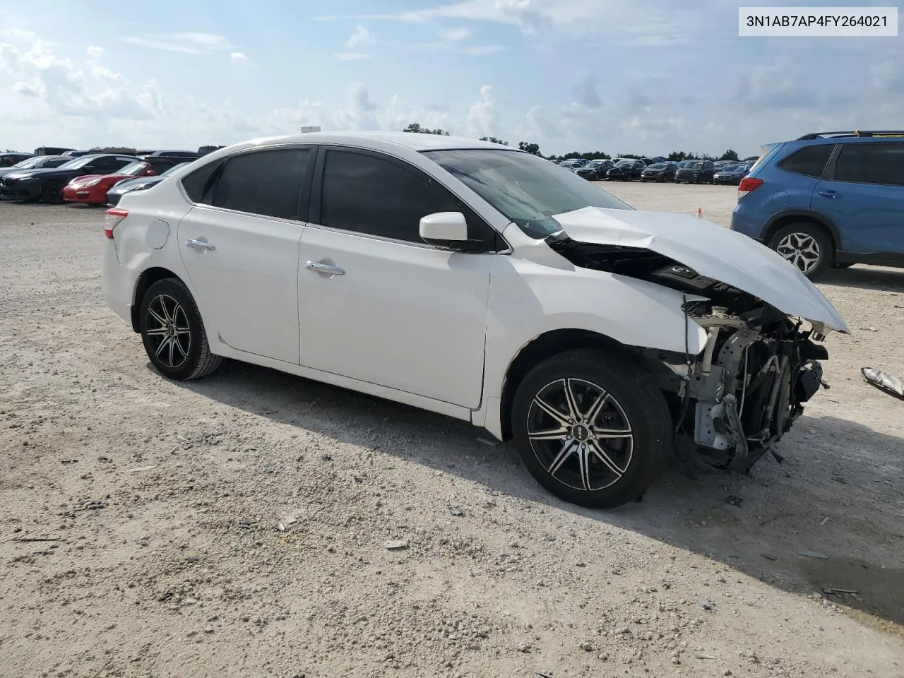 2015 Nissan Sentra S VIN: 3N1AB7AP4FY264021 Lot: 66757114