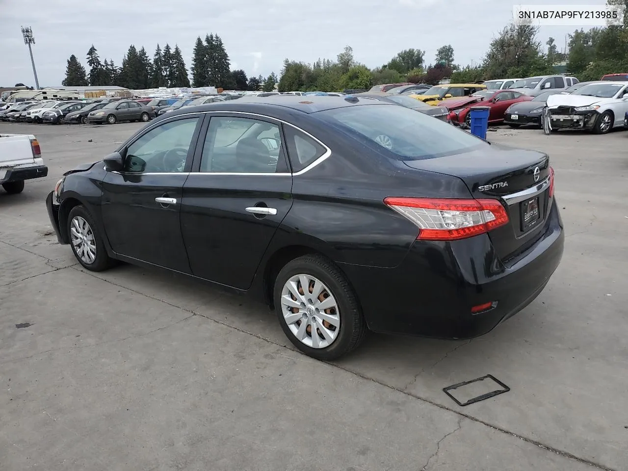 2015 Nissan Sentra S VIN: 3N1AB7AP9FY213985 Lot: 67169464