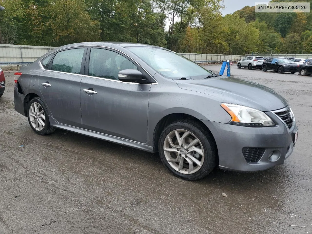 2015 Nissan Sentra S VIN: 3N1AB7AP8FY365126 Lot: 67236334