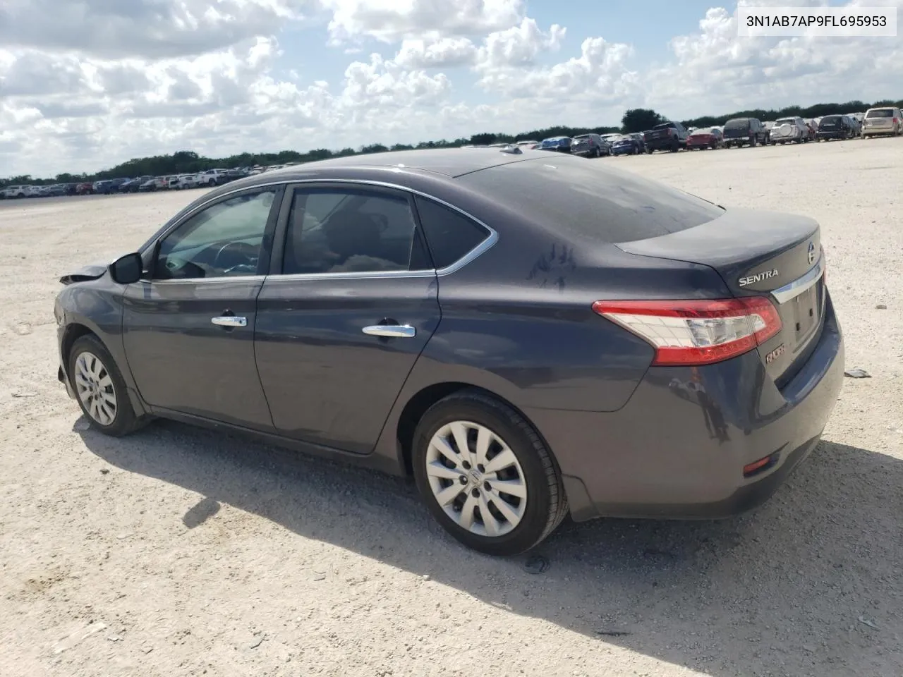 2015 Nissan Sentra S VIN: 3N1AB7AP9FL695953 Lot: 67578244