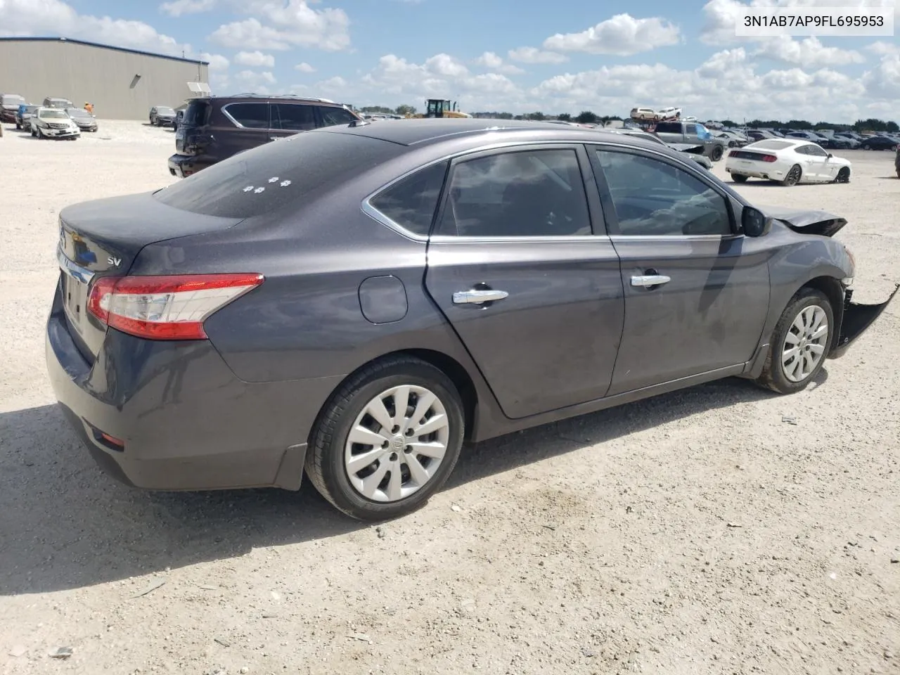 2015 Nissan Sentra S VIN: 3N1AB7AP9FL695953 Lot: 67578244