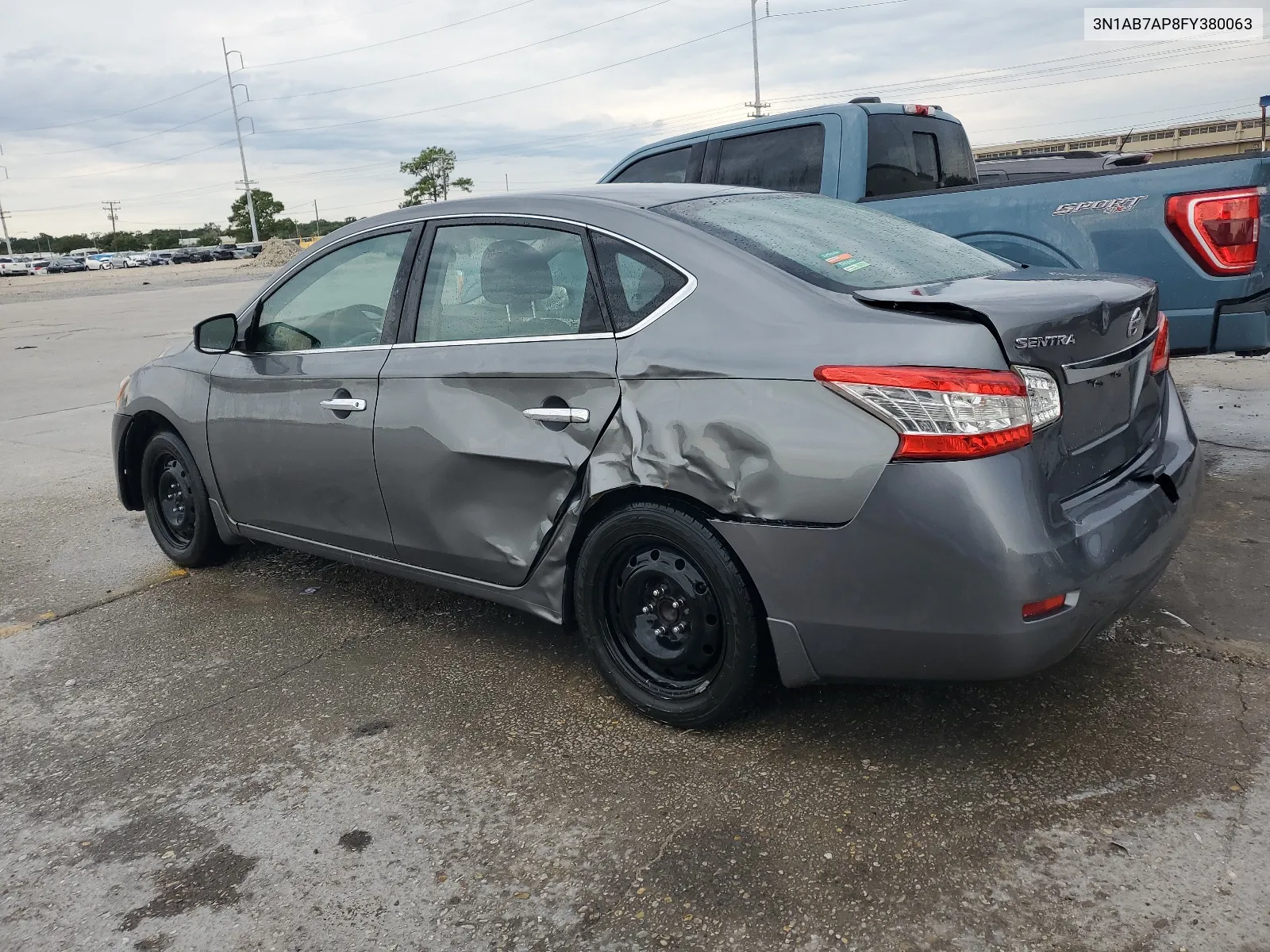 2015 Nissan Sentra S VIN: 3N1AB7AP8FY380063 Lot: 67587784