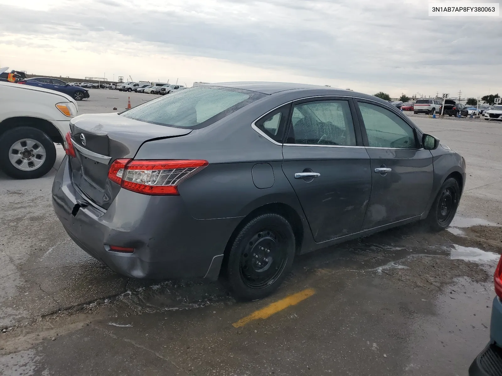 2015 Nissan Sentra S VIN: 3N1AB7AP8FY380063 Lot: 67587784