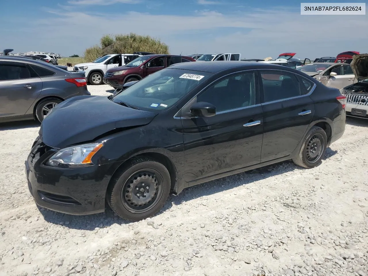 3N1AB7AP2FL682624 2015 Nissan Sentra S