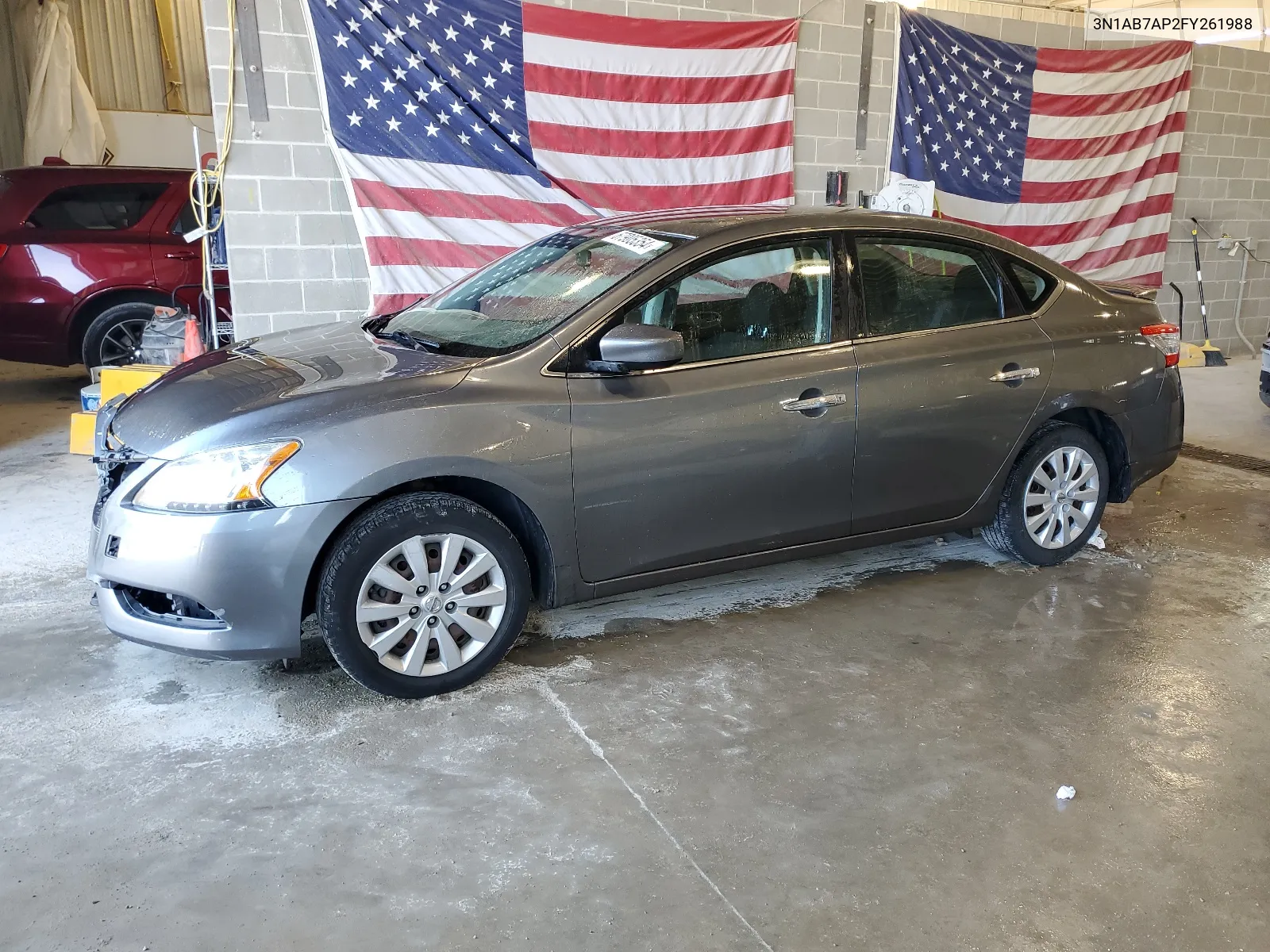 2015 Nissan Sentra S VIN: 3N1AB7AP2FY261988 Lot: 67905354