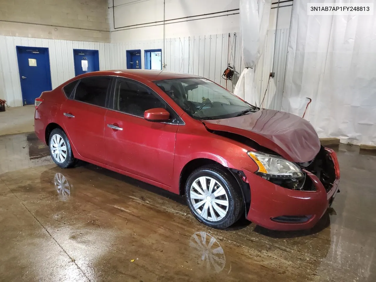 2015 Nissan Sentra S VIN: 3N1AB7AP1FY248813 Lot: 68090264