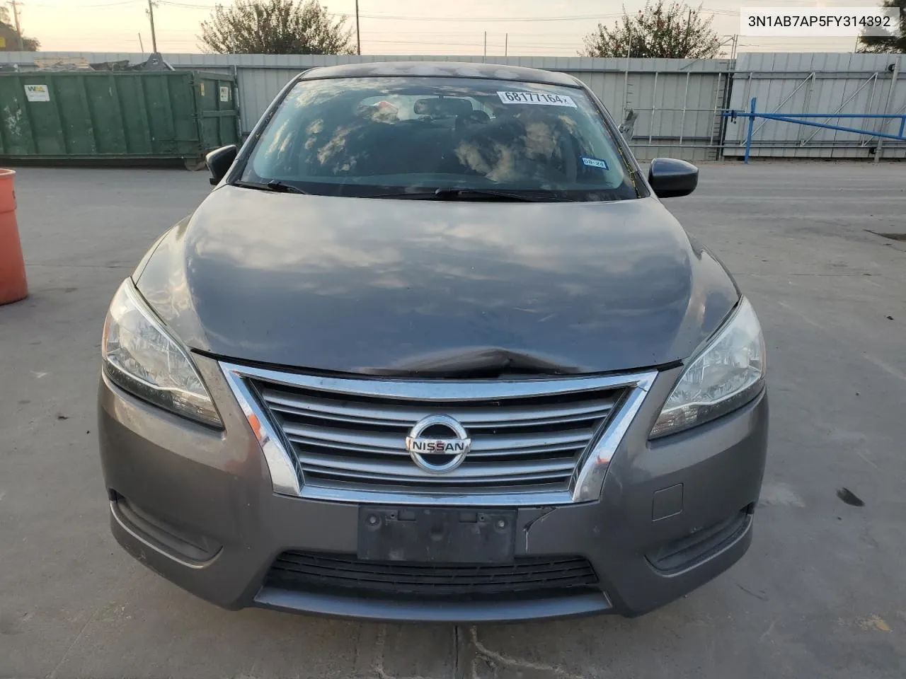 3N1AB7AP5FY314392 2015 Nissan Sentra S