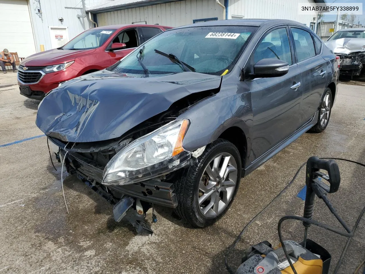 2015 Nissan Sentra S VIN: 3N1AB7AP5FY338899 Lot: 68238144