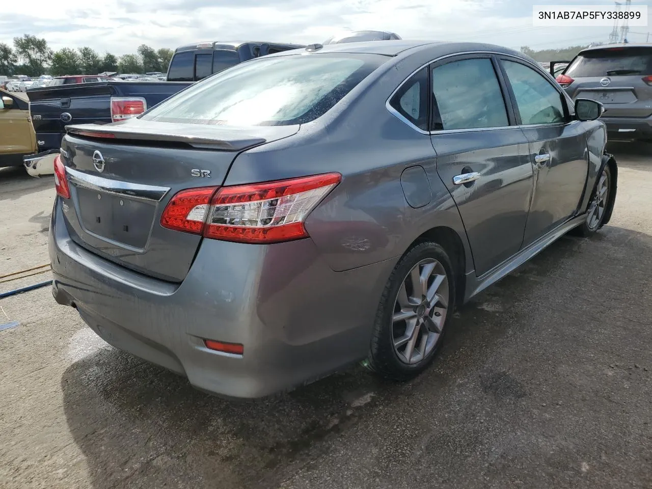 2015 Nissan Sentra S VIN: 3N1AB7AP5FY338899 Lot: 68238144