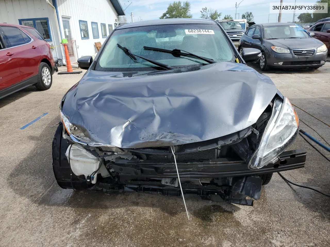 2015 Nissan Sentra S VIN: 3N1AB7AP5FY338899 Lot: 68238144