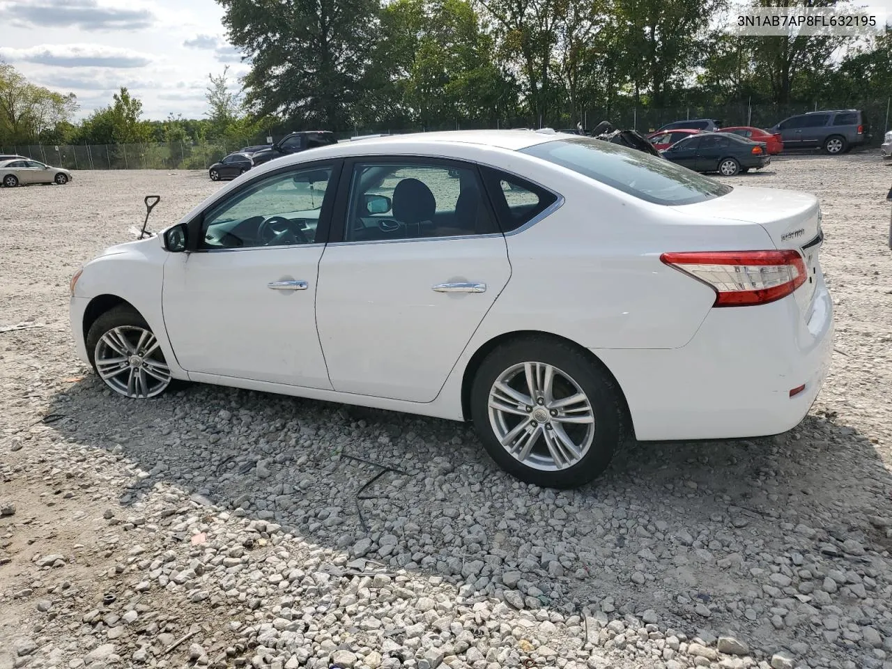 2015 Nissan Sentra S VIN: 3N1AB7AP8FL632195 Lot: 68285004