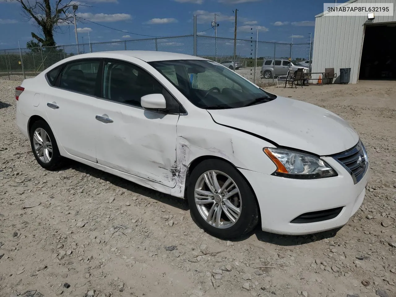 2015 Nissan Sentra S VIN: 3N1AB7AP8FL632195 Lot: 68285004