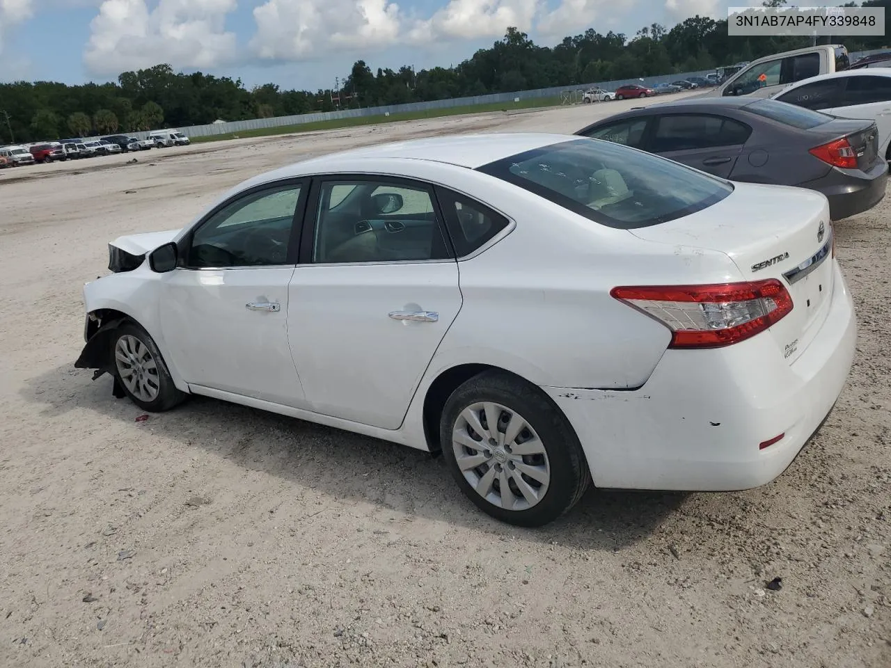 3N1AB7AP4FY339848 2015 Nissan Sentra S