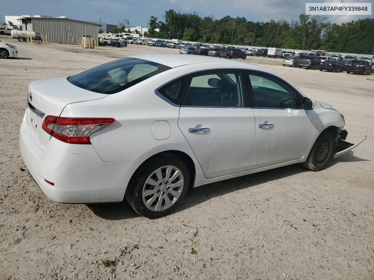 2015 Nissan Sentra S VIN: 3N1AB7AP4FY339848 Lot: 68312204