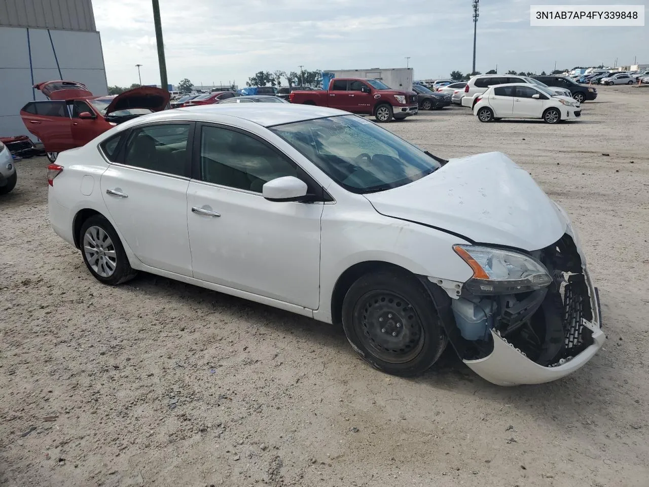 2015 Nissan Sentra S VIN: 3N1AB7AP4FY339848 Lot: 68312204