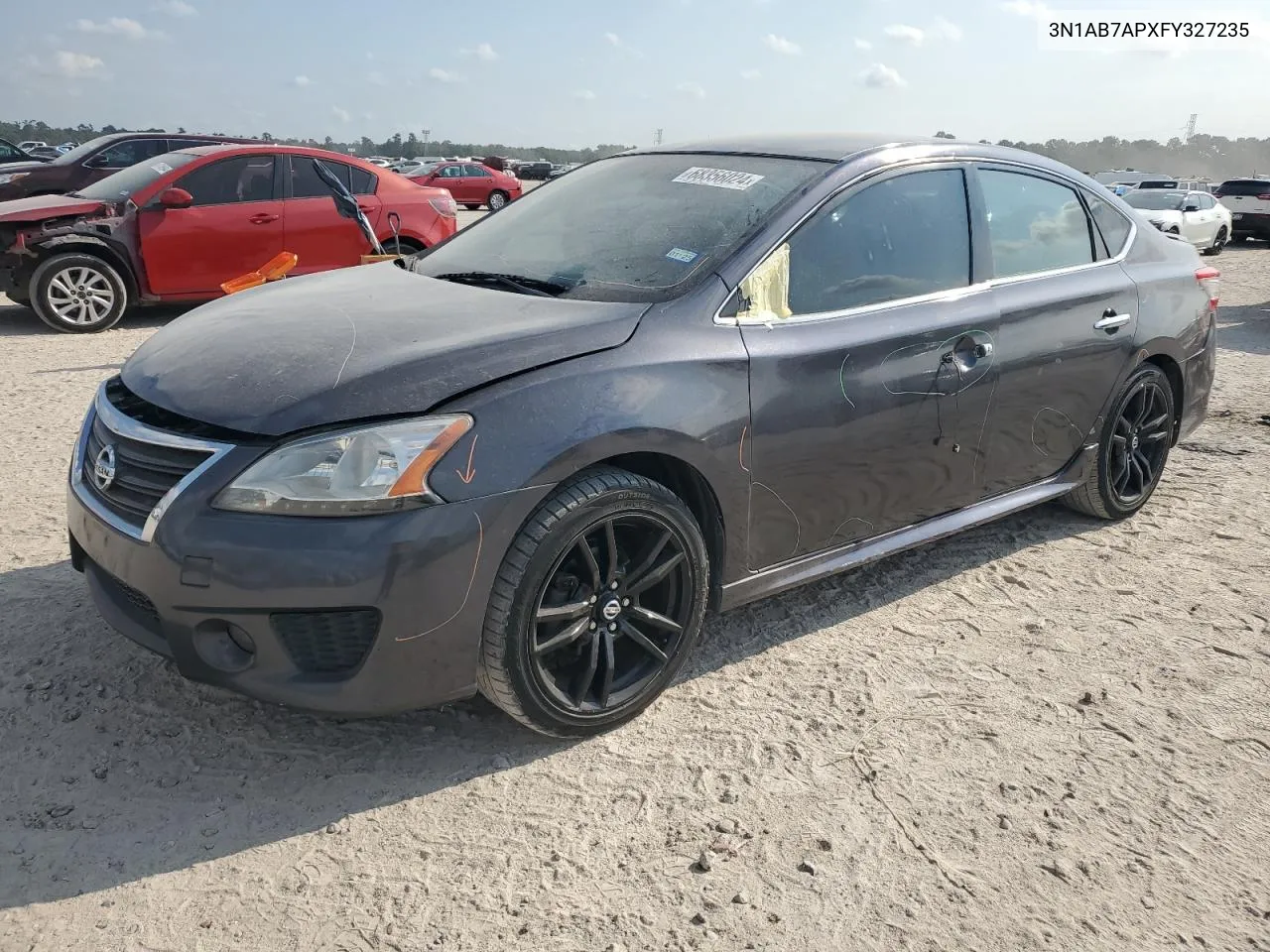 2015 Nissan Sentra S VIN: 3N1AB7APXFY327235 Lot: 68356024