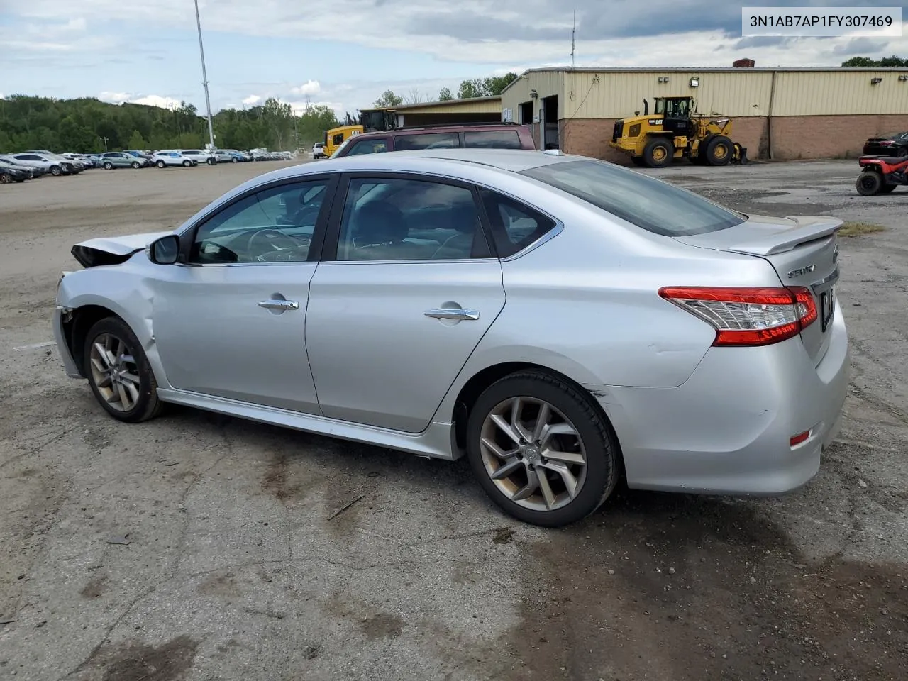 2015 Nissan Sentra S VIN: 3N1AB7AP1FY307469 Lot: 68408084