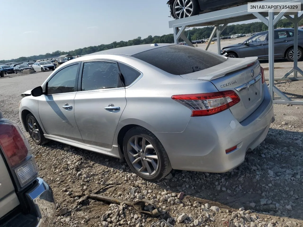 2015 Nissan Sentra S VIN: 3N1AB7AP0FY354329 Lot: 68508514