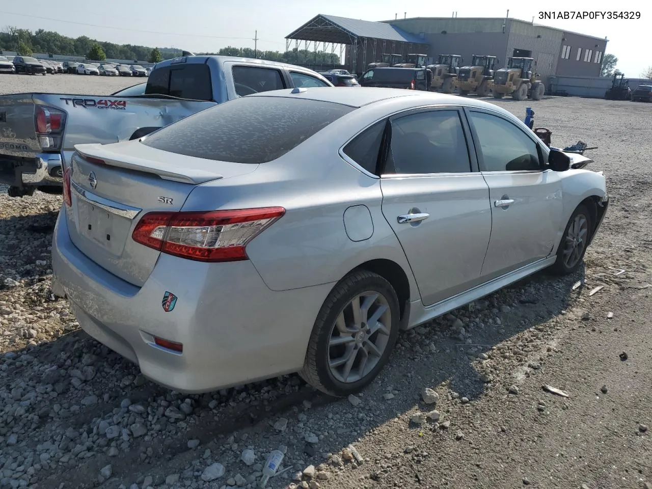 2015 Nissan Sentra S VIN: 3N1AB7AP0FY354329 Lot: 68508514