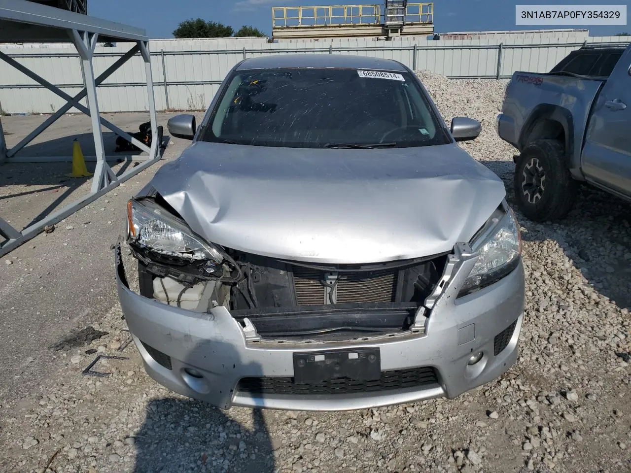 2015 Nissan Sentra S VIN: 3N1AB7AP0FY354329 Lot: 68508514