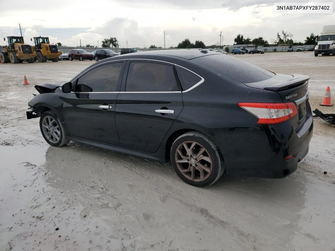 2015 Nissan Sentra S VIN: 3N1AB7APXFY287402 Lot: 68675914