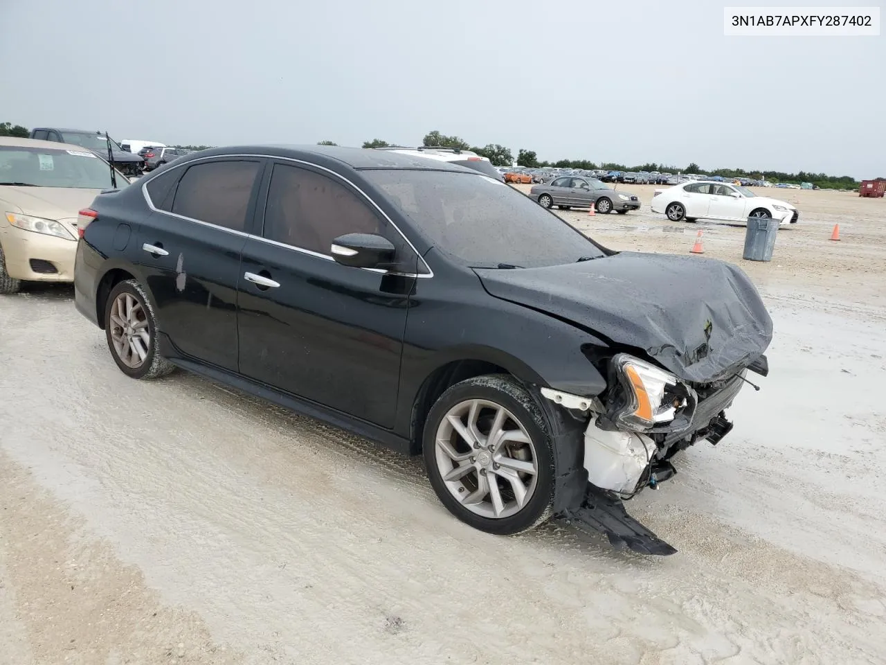 2015 Nissan Sentra S VIN: 3N1AB7APXFY287402 Lot: 68675914