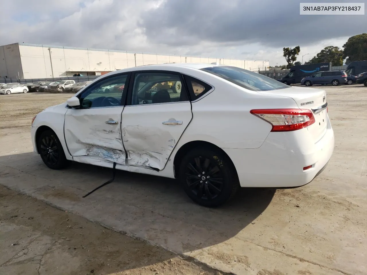 2015 Nissan Sentra S VIN: 3N1AB7AP3FY218437 Lot: 68687014