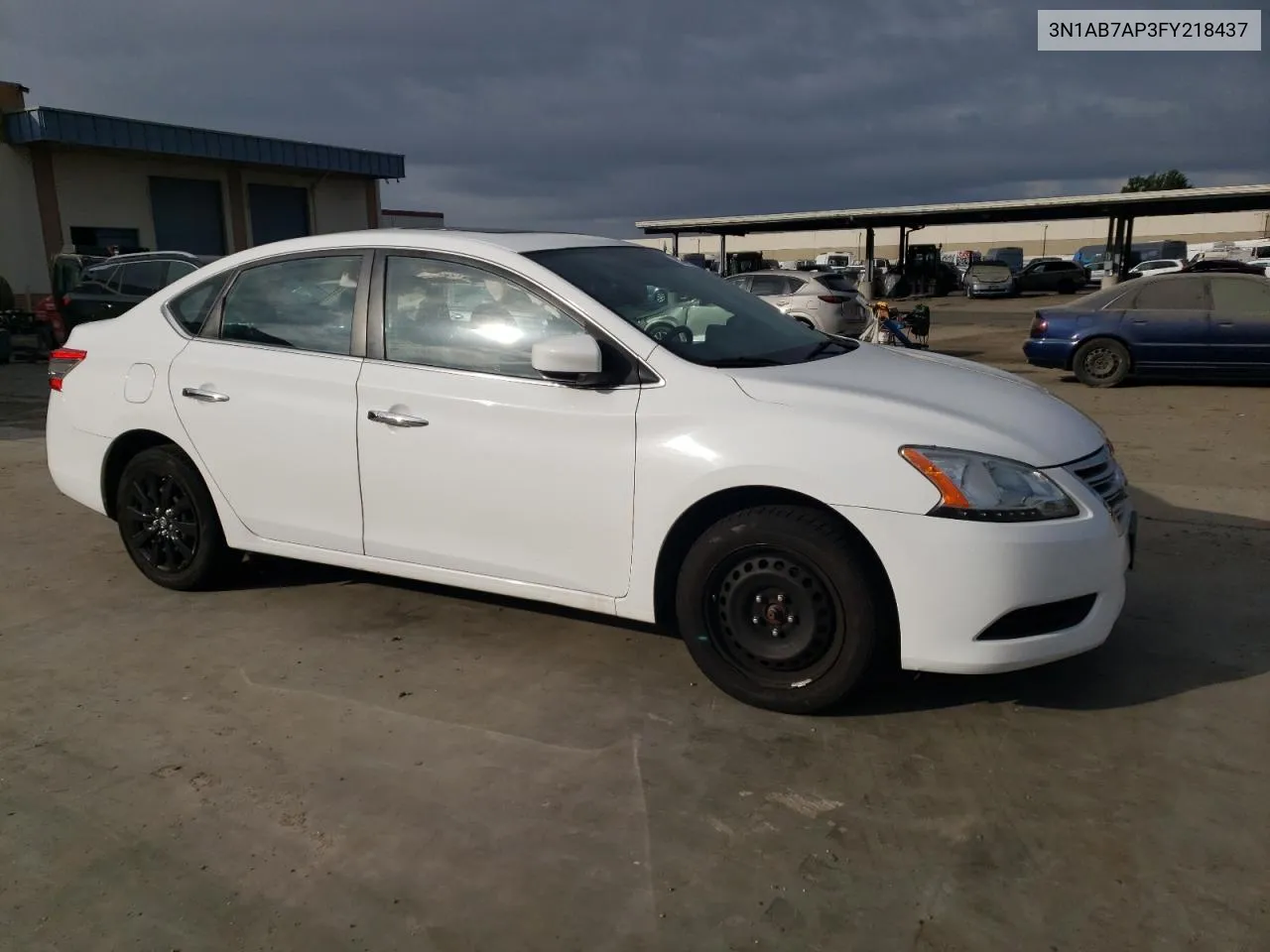 2015 Nissan Sentra S VIN: 3N1AB7AP3FY218437 Lot: 68687014