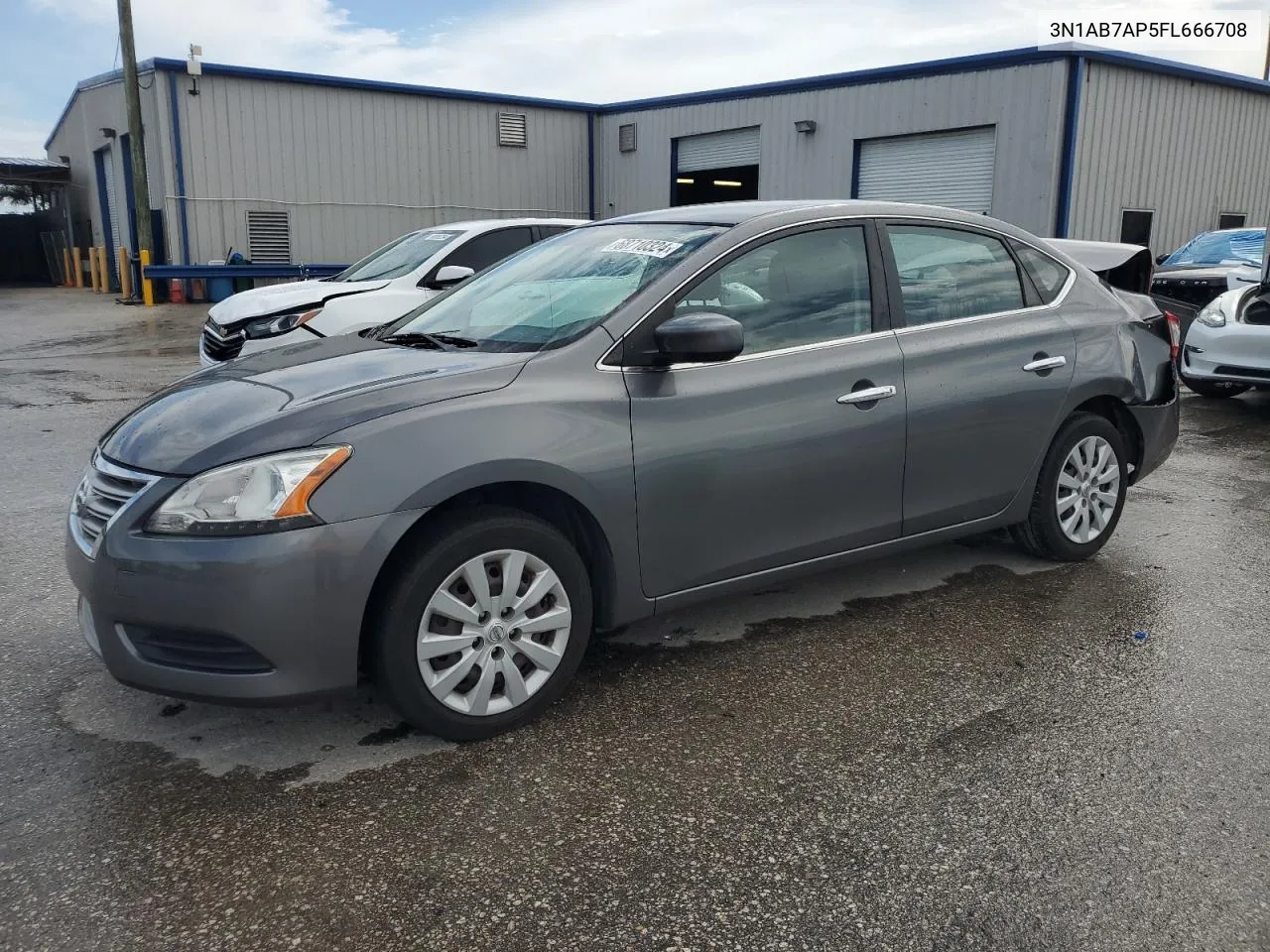 2015 Nissan Sentra S VIN: 3N1AB7AP5FL666708 Lot: 68710324