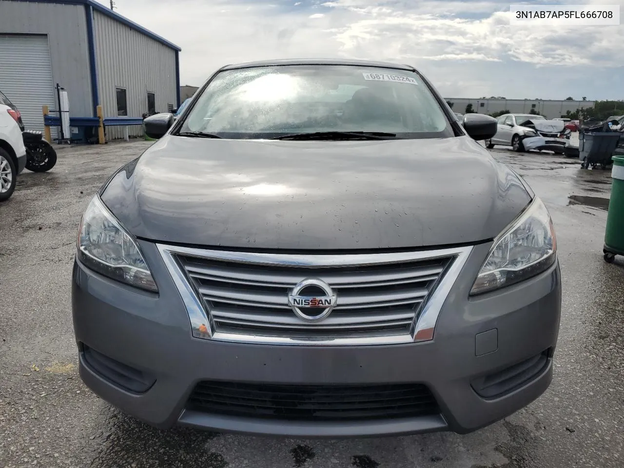 2015 Nissan Sentra S VIN: 3N1AB7AP5FL666708 Lot: 68710324