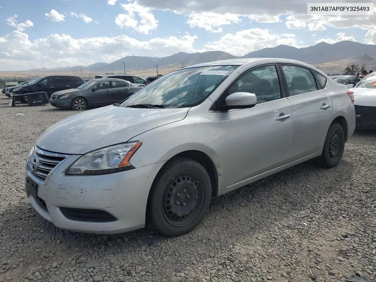 3N1AB7AP0FY325493 2015 Nissan Sentra S