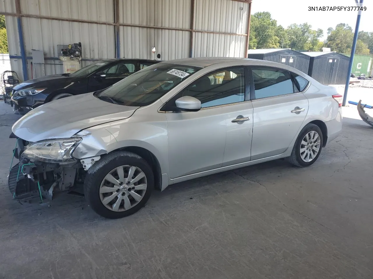 2015 Nissan Sentra S VIN: 3N1AB7AP5FY377749 Lot: 68748734