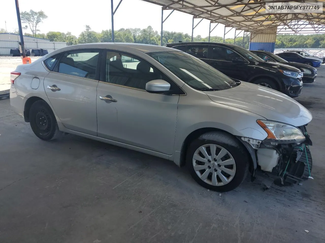 2015 Nissan Sentra S VIN: 3N1AB7AP5FY377749 Lot: 68748734