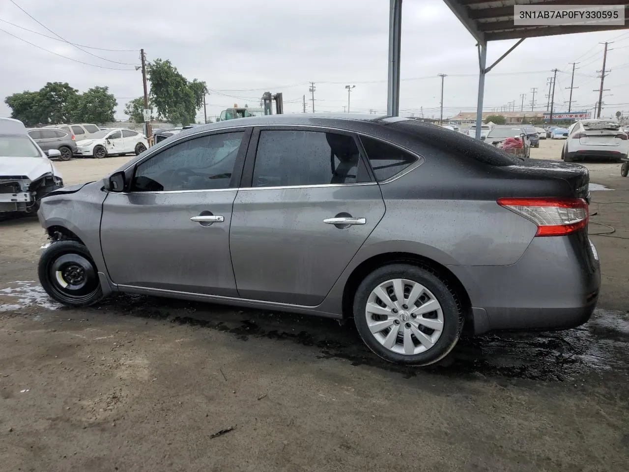 2015 Nissan Sentra S VIN: 3N1AB7AP0FY330595 Lot: 68749674