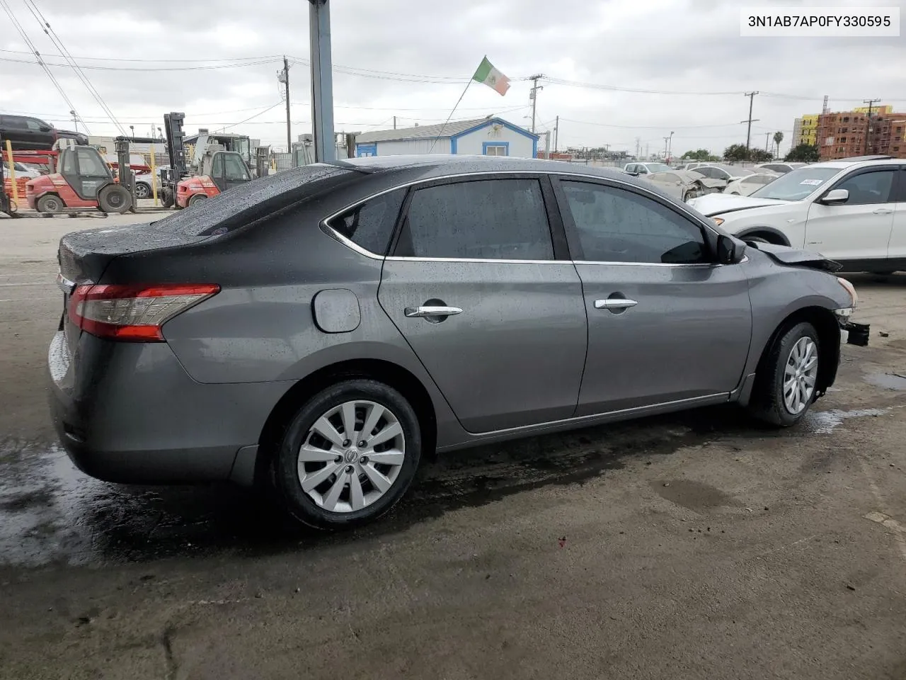 3N1AB7AP0FY330595 2015 Nissan Sentra S