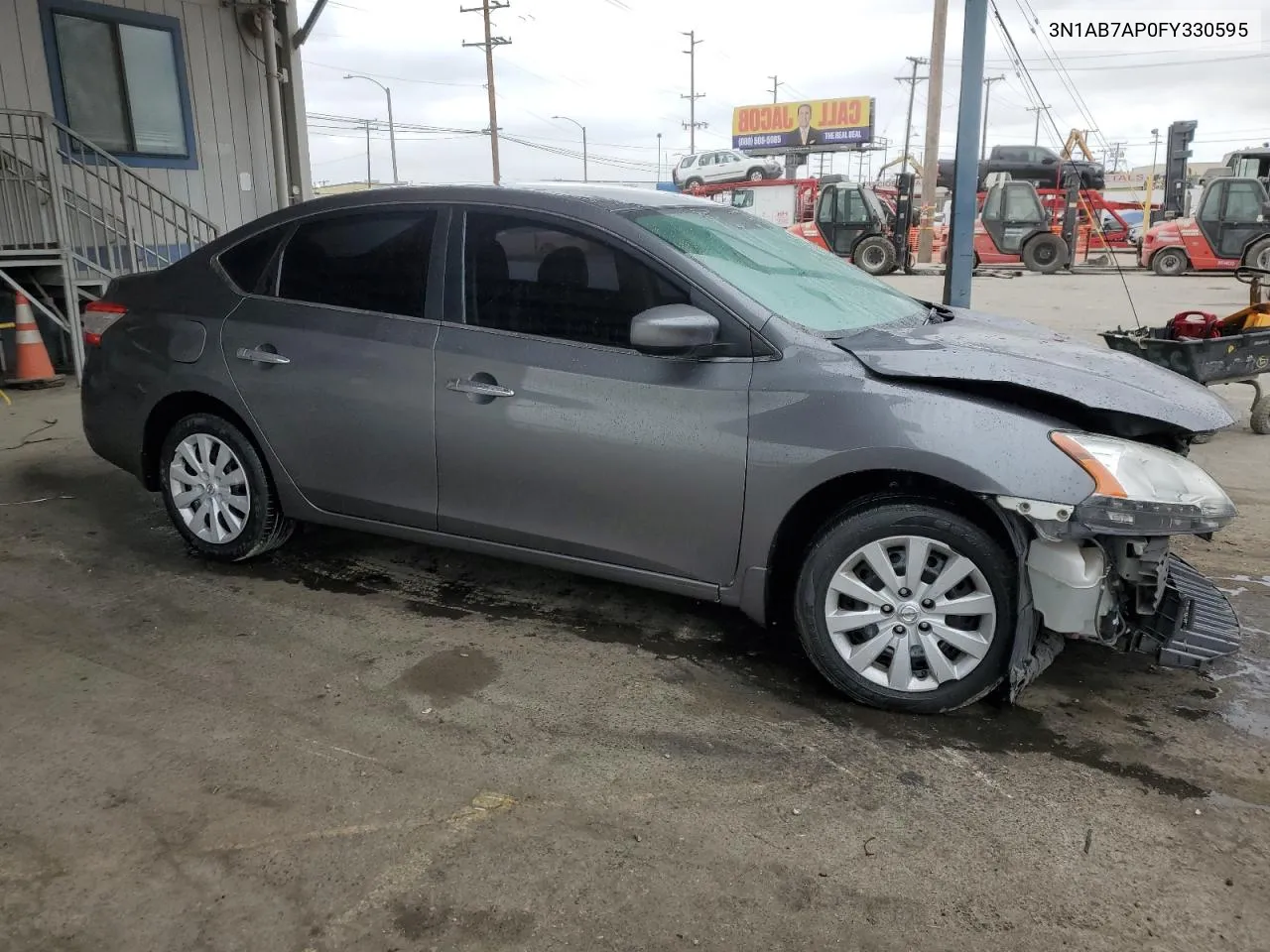 2015 Nissan Sentra S VIN: 3N1AB7AP0FY330595 Lot: 68749674