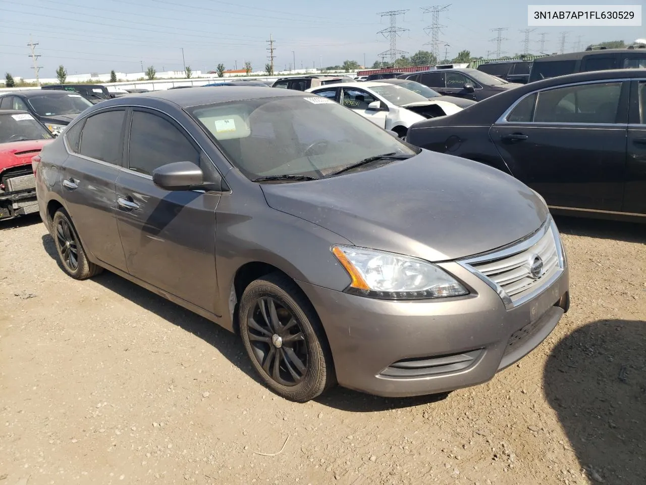 2015 Nissan Sentra S VIN: 3N1AB7AP1FL630529 Lot: 68803304