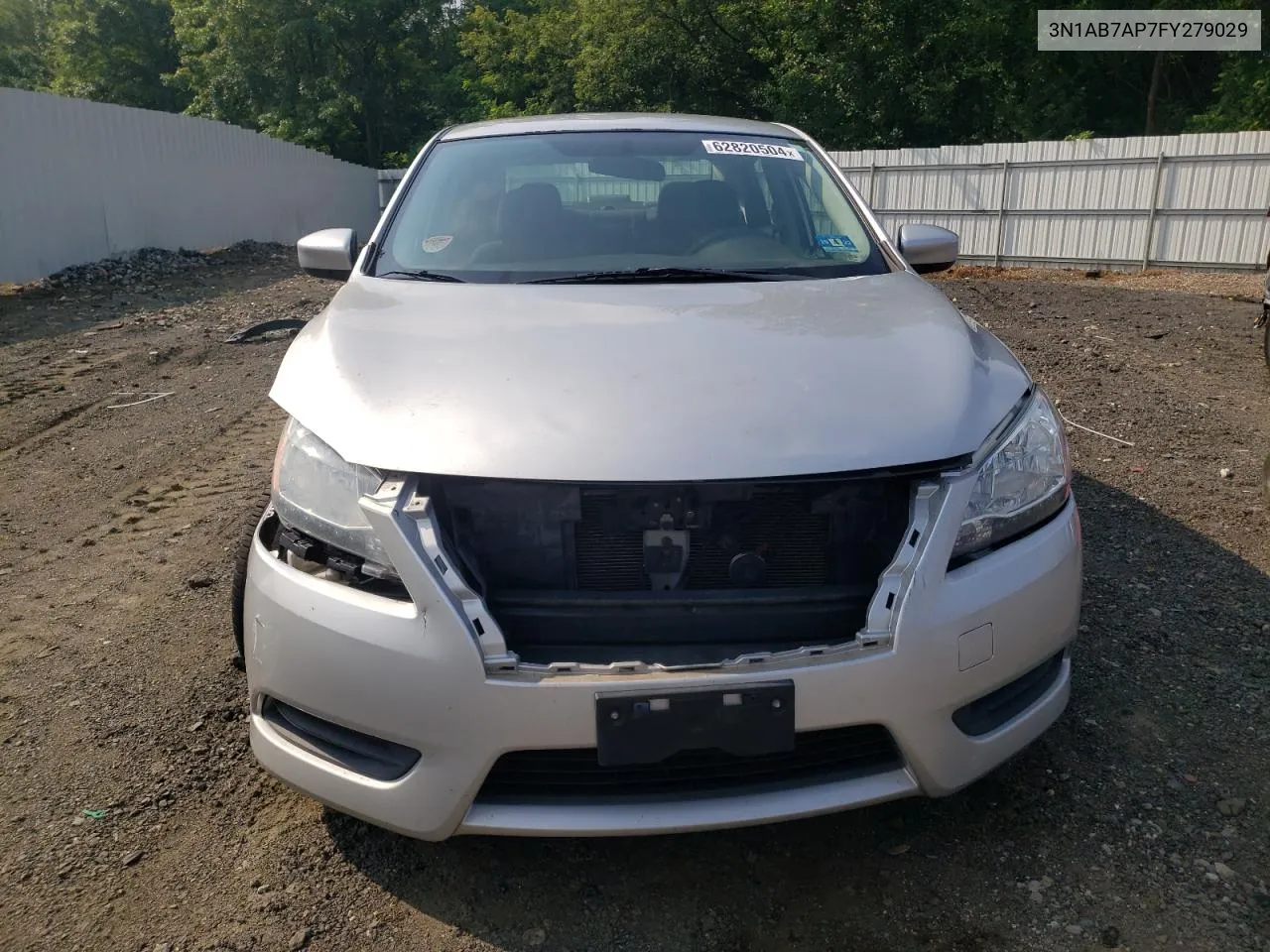 2015 Nissan Sentra S VIN: 3N1AB7AP7FY279029 Lot: 68827324