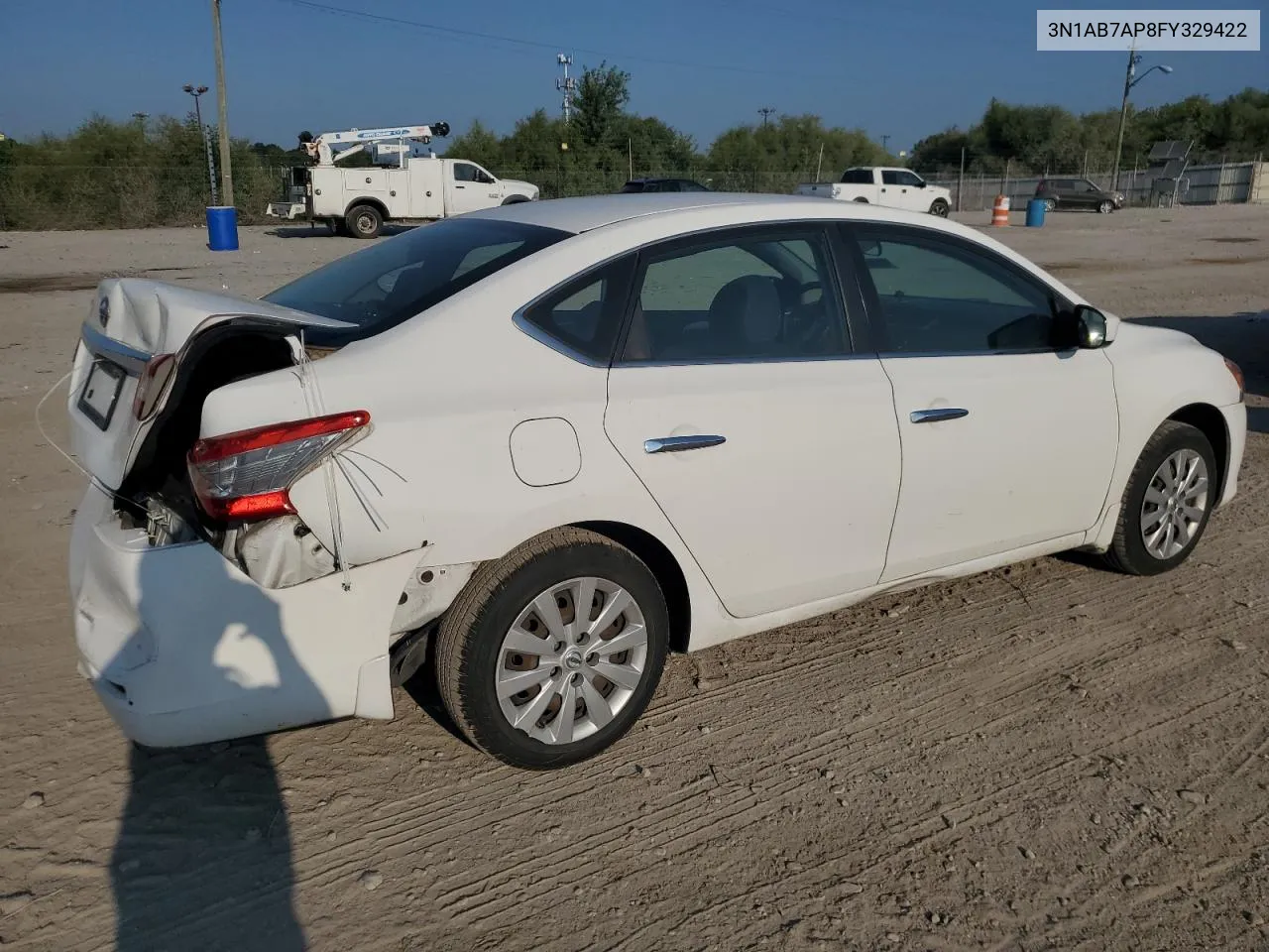 2015 Nissan Sentra S VIN: 3N1AB7AP8FY329422 Lot: 68843894