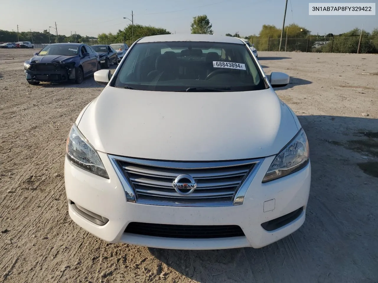 2015 Nissan Sentra S VIN: 3N1AB7AP8FY329422 Lot: 68843894