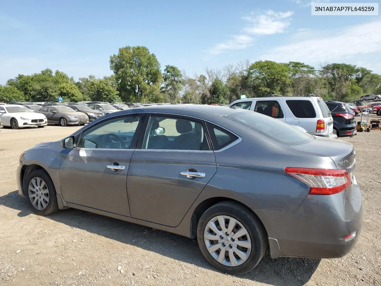 3N1AB7AP7FL645259 2015 Nissan Sentra S