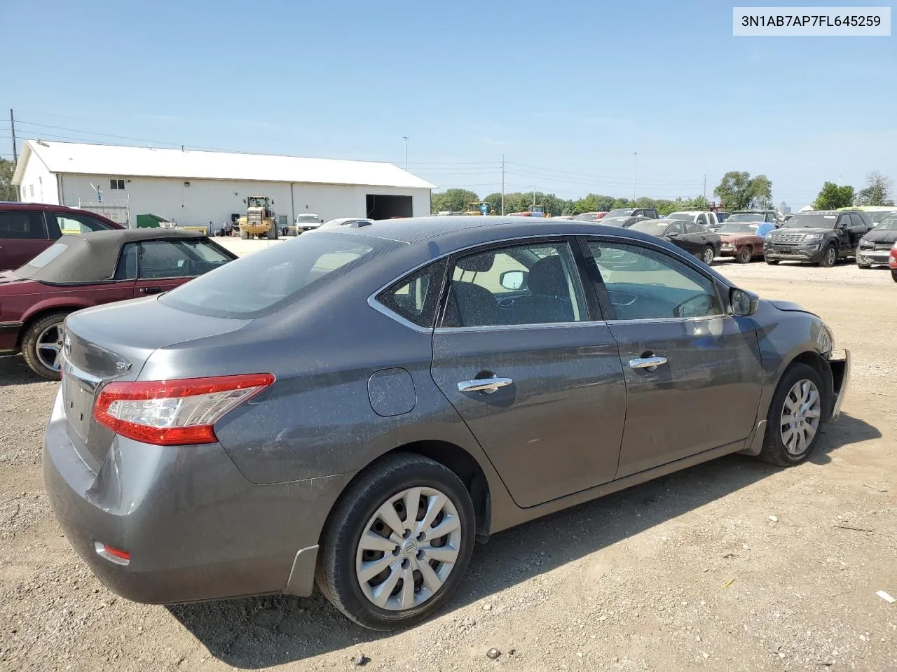 2015 Nissan Sentra S VIN: 3N1AB7AP7FL645259 Lot: 69032464