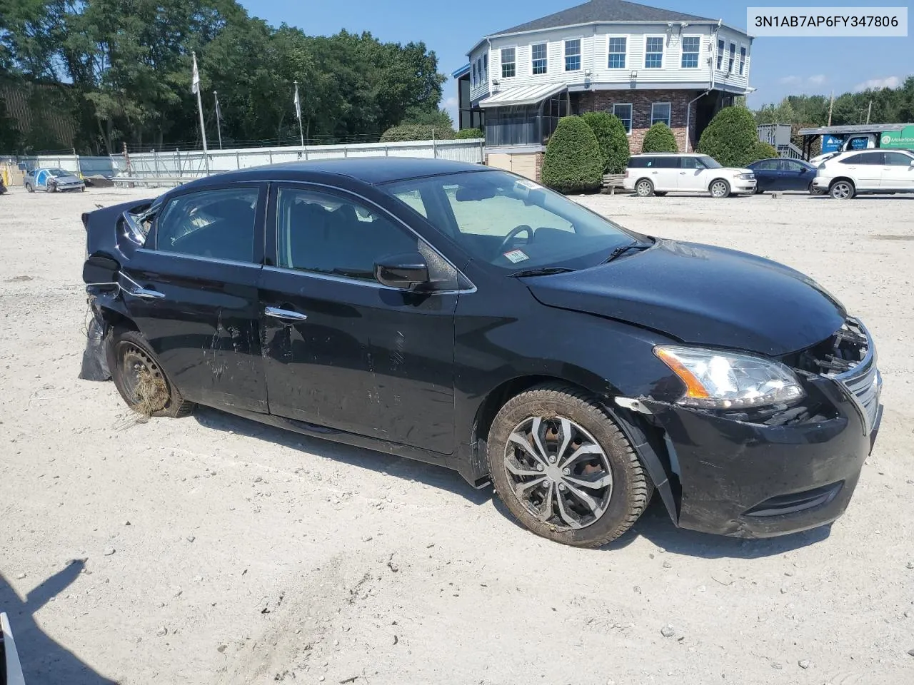 2015 Nissan Sentra S VIN: 3N1AB7AP6FY347806 Lot: 69061784