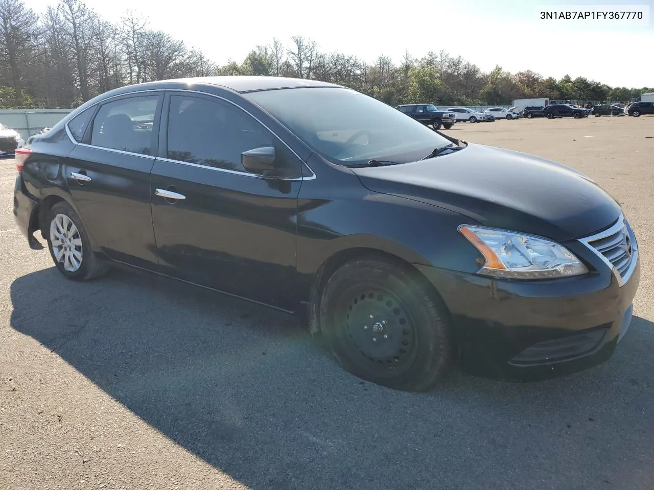 2015 Nissan Sentra S VIN: 3N1AB7AP1FY367770 Lot: 69183054