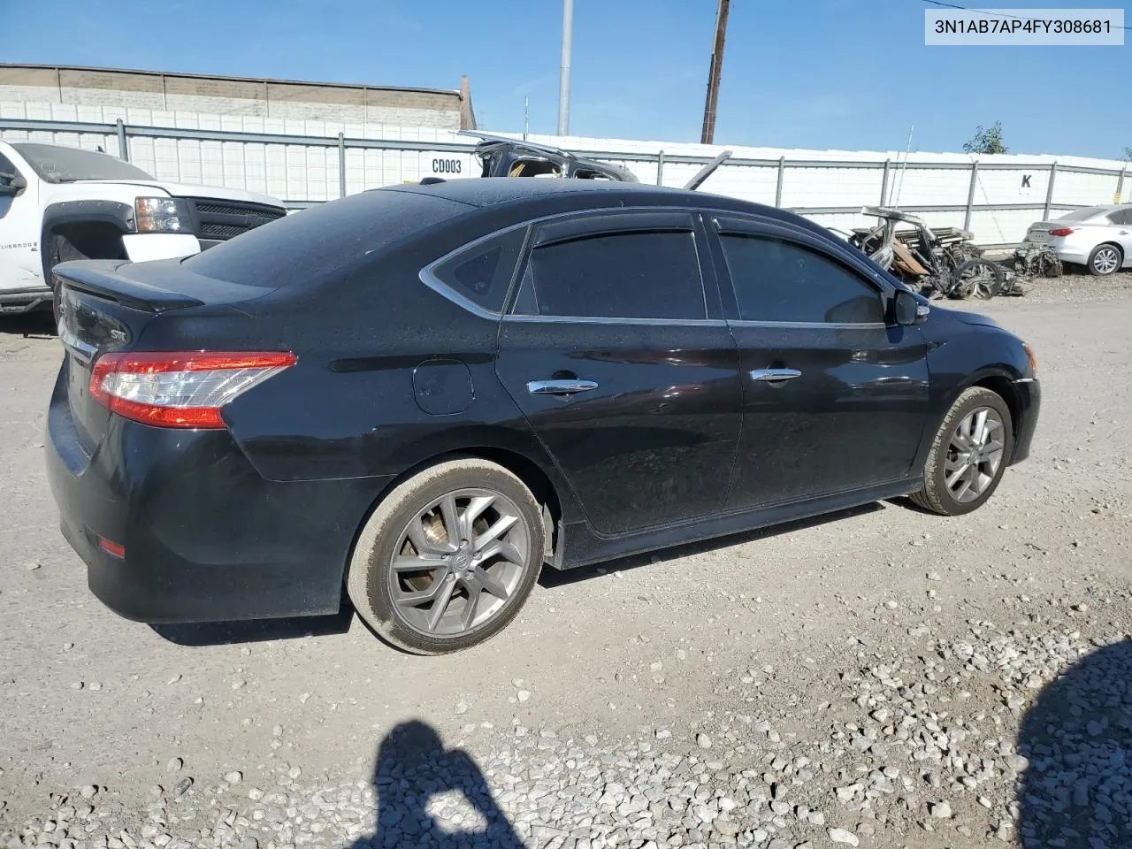 3N1AB7AP4FY308681 2015 Nissan Sentra S